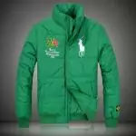 manteau doudoune ralph lauren hommes big pony cool 2019U drapeau national brazil vert